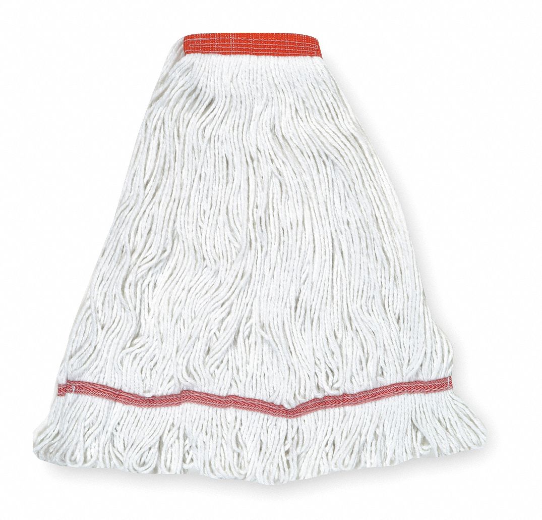 Wet Mop, Antimicrobial, Large, White
