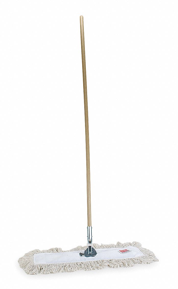 Dust Mop Kit, Cotton, 48 In., Not Launderab