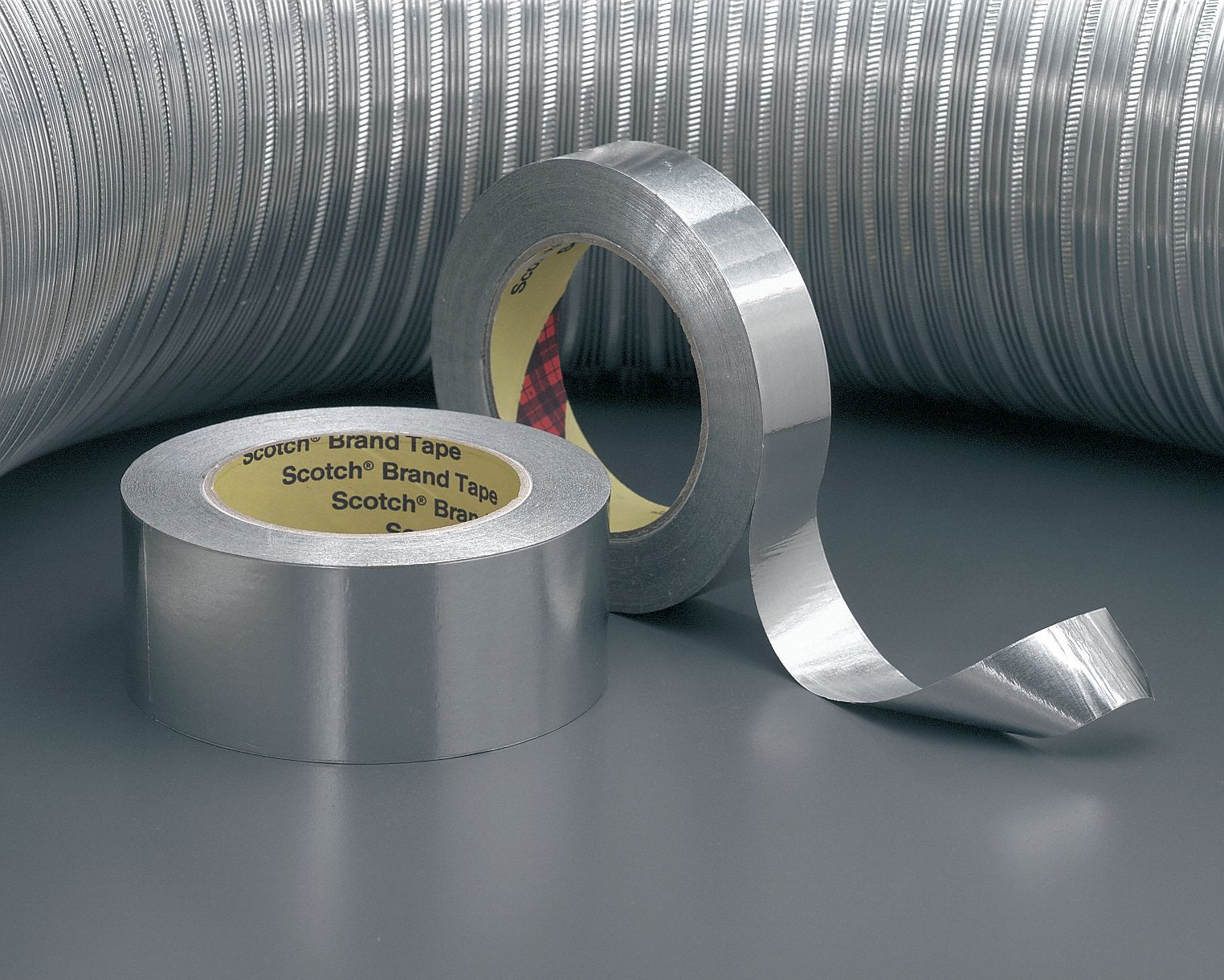 Foil Tape, 4 In. x 60 Yd., Silver, PK 2