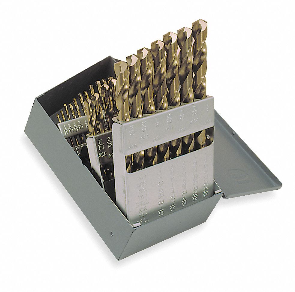 Jobber Drill Set, Cobalt, 29 PC