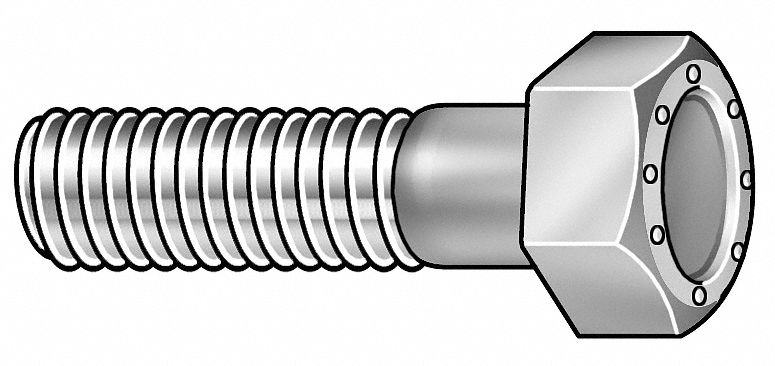 Hex Cap Screw, Stl, 1/2-13 x 2, PK 50