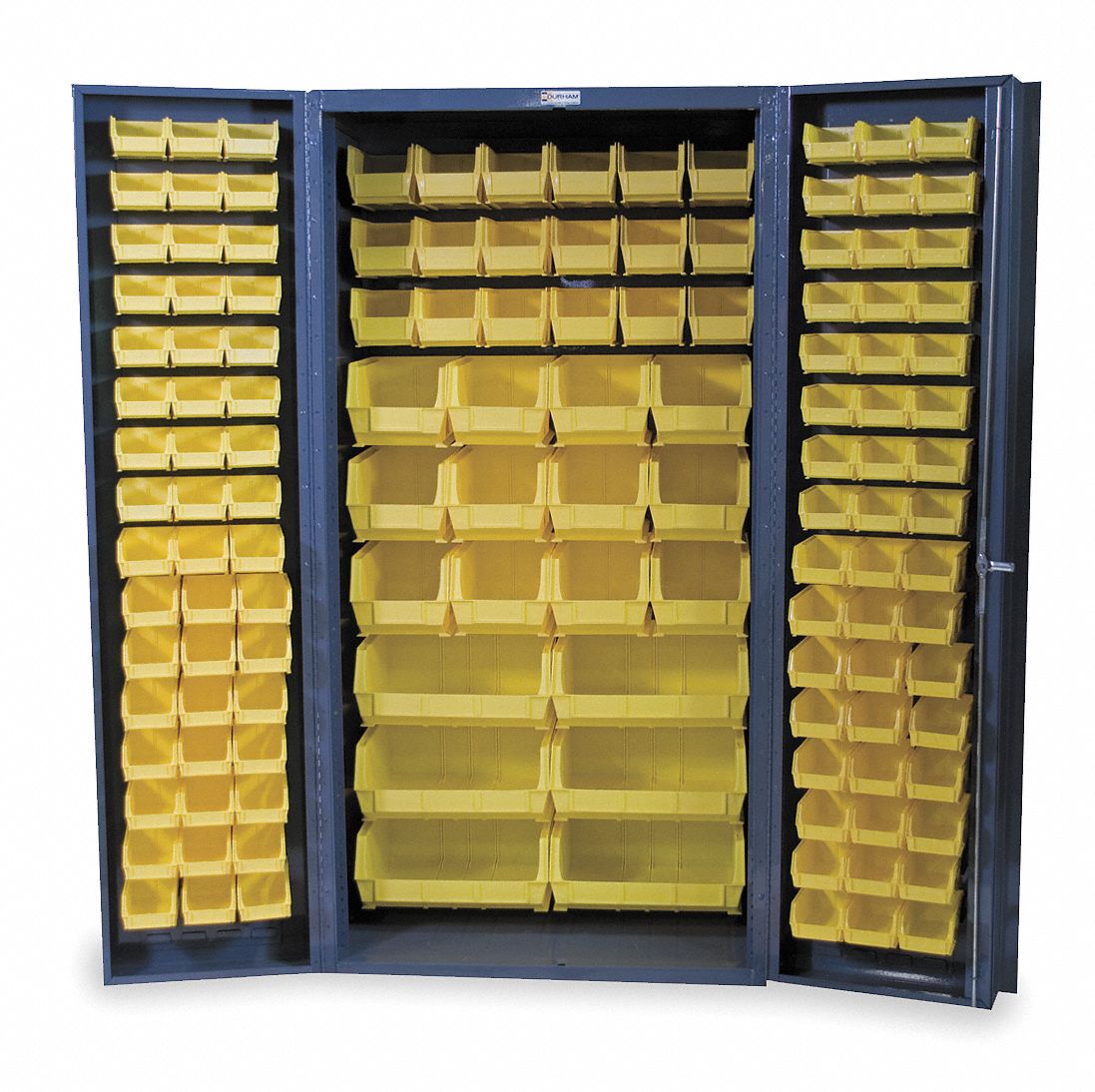 Bin & Drawer Cabinet, Assembled, 132 Bins