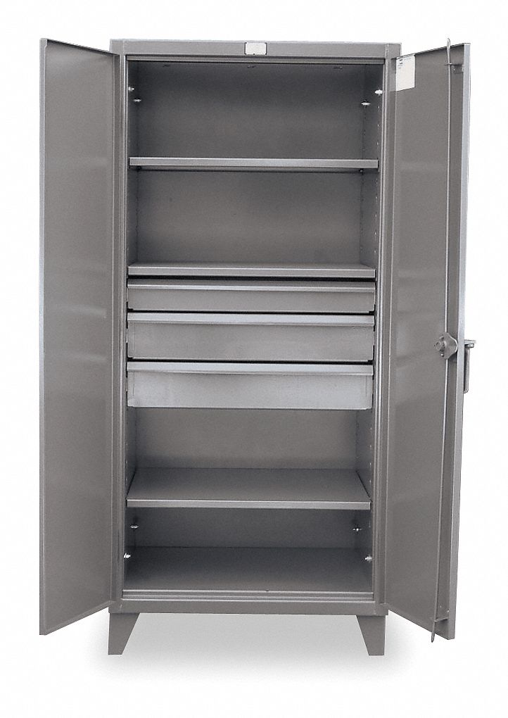 Storage Cabinet, Assembled, 3 Drawers