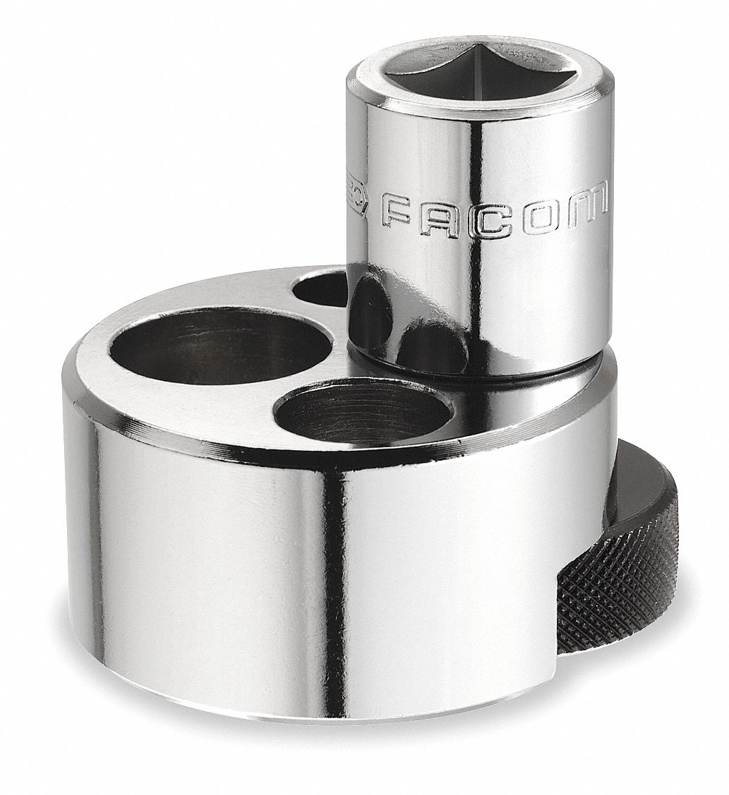 Stud Extractor, Knurled, 1/2 In Drive