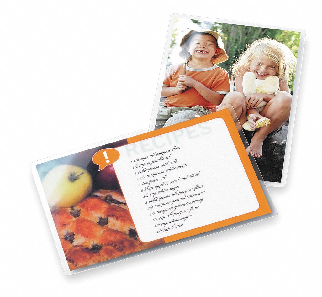 Laminating Pouches, 7-3/8x4-1/8in, PK25