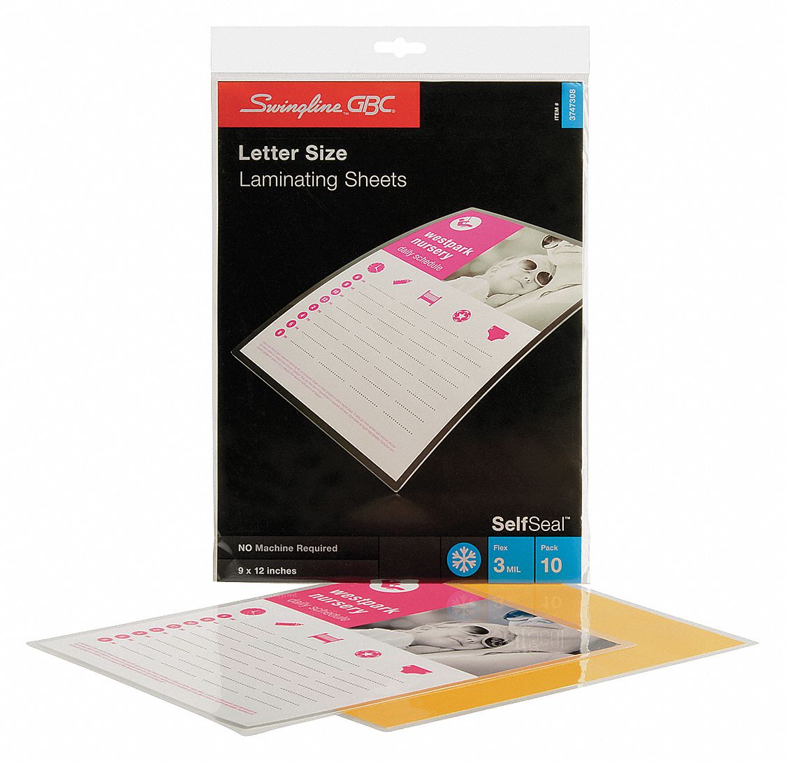 Laminating Sheets, 13-15/16x9-3/8in, PK10