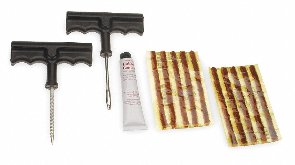 Tire Repair Boot, 3-3/16 In L, 3-3/16 In W