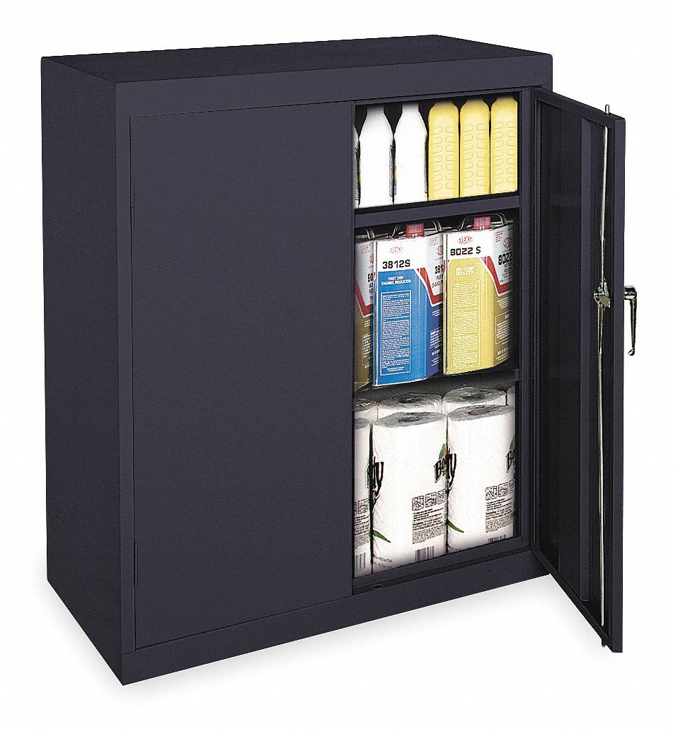 Storage Cabinet, H42, W36, Blk