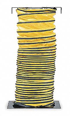 Ventilation Duct, 15 ft., Black/Yellow
