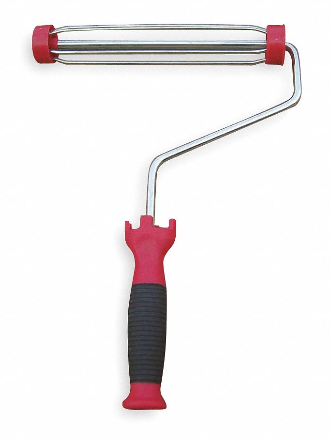 Roller Frame, 9 In, Rubber Handle