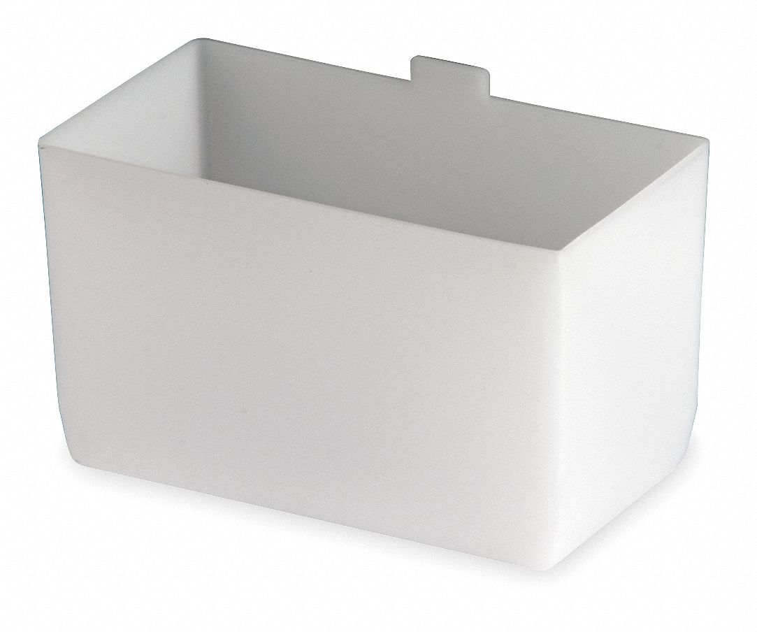 Large Bin Cup, L 5 In, W 2 3/4 In, H 3 In