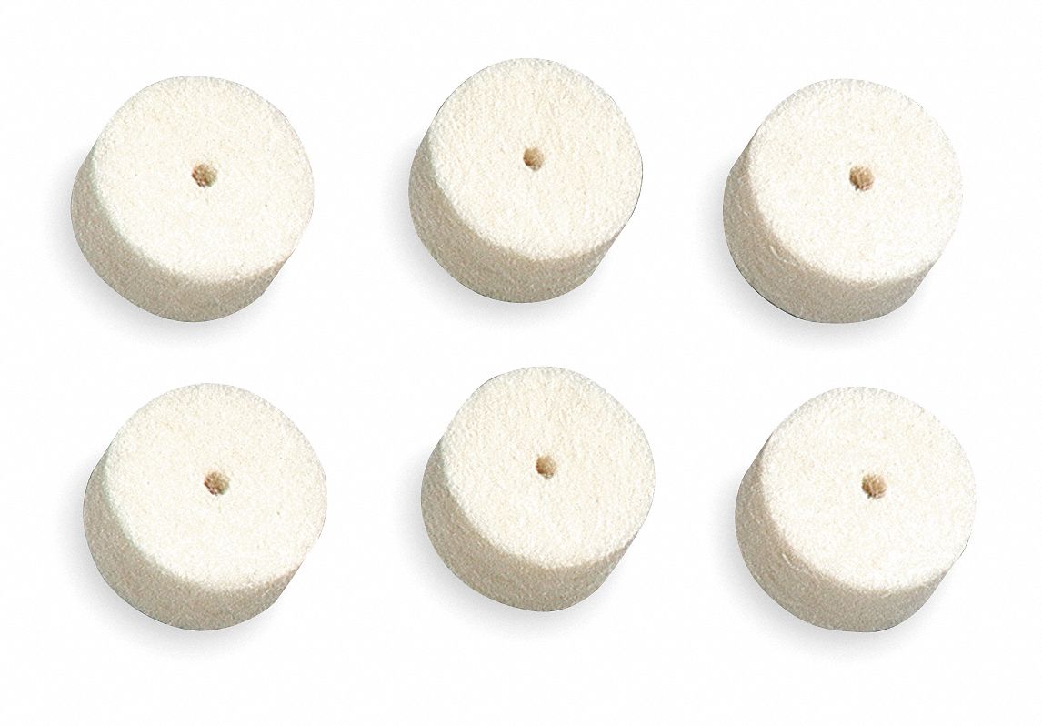 Felt Polishing Disc, PK 6