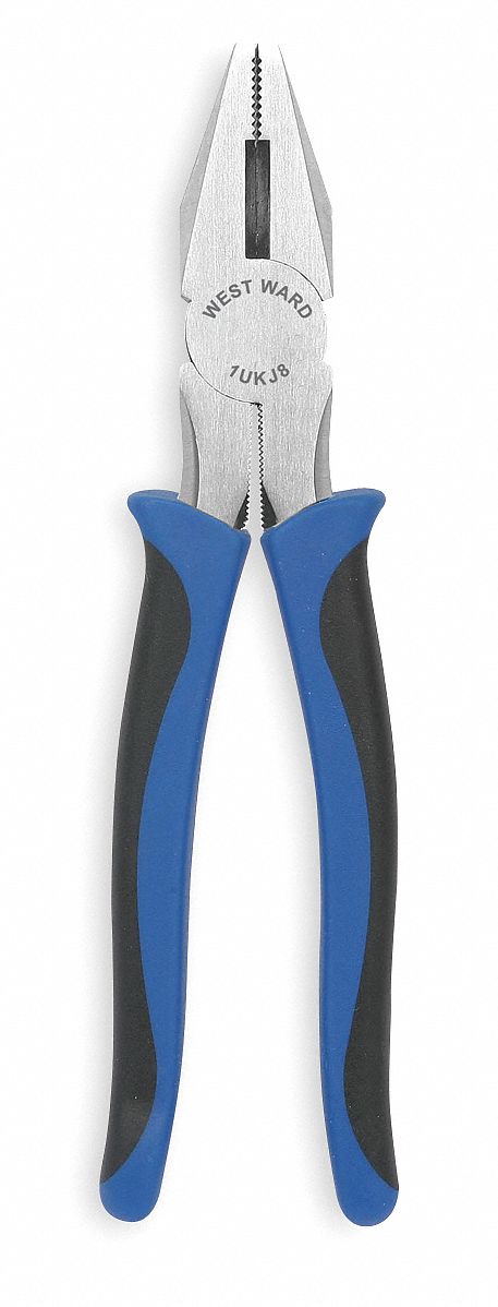 Linesman Plier, 8 1/2 In L, Ergo Grip