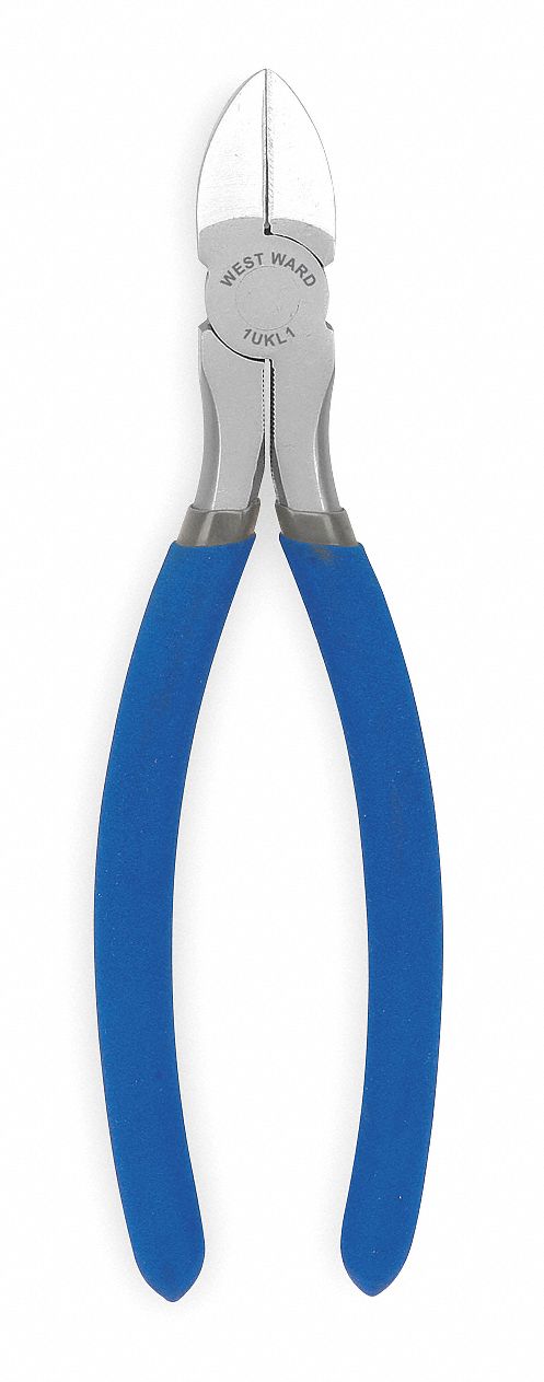 Diagonal Cutter, 5 1/4 In L, 11/32 W Jaw