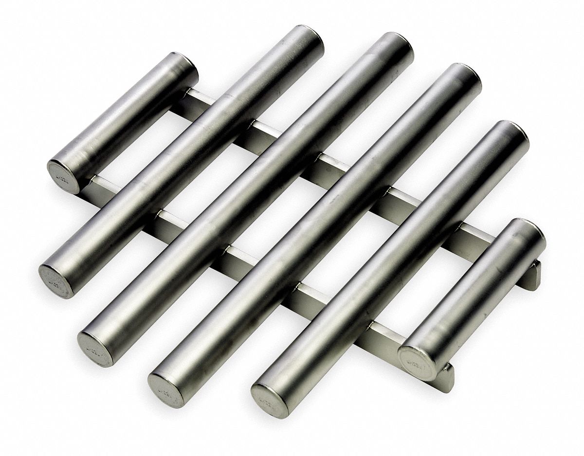 Magnetic Grate, Rare Earth, 1 1/2, Dia 14In