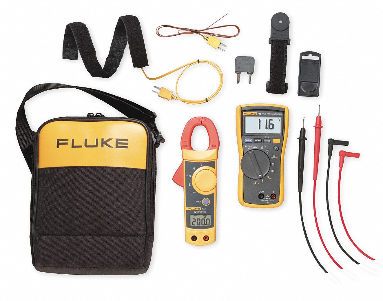 HVAC DMM and Clamp On Kit
