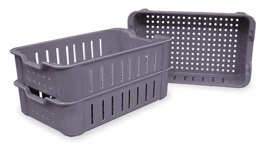 Parts Washing Box, L 17 3/4 In, Gray