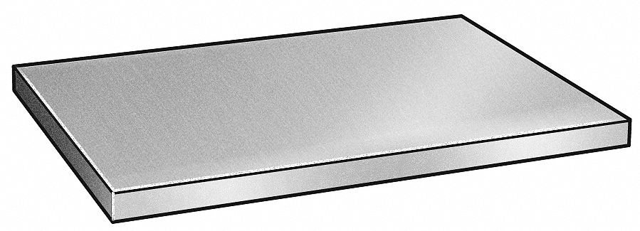 Blank, Stainless, 316, 1/2 x 12 x 24 In