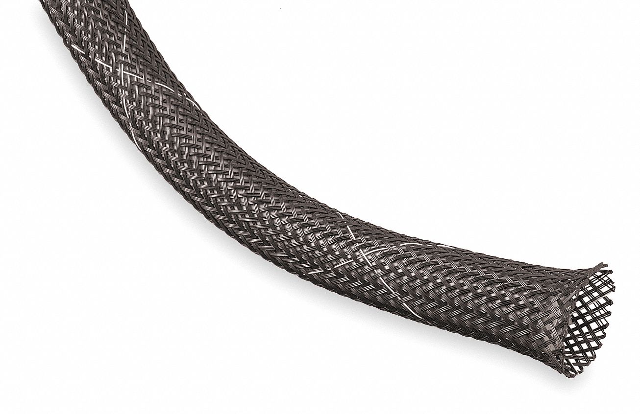 Sleeving, 1 1/2 In Flame Retardant, 10 Ft