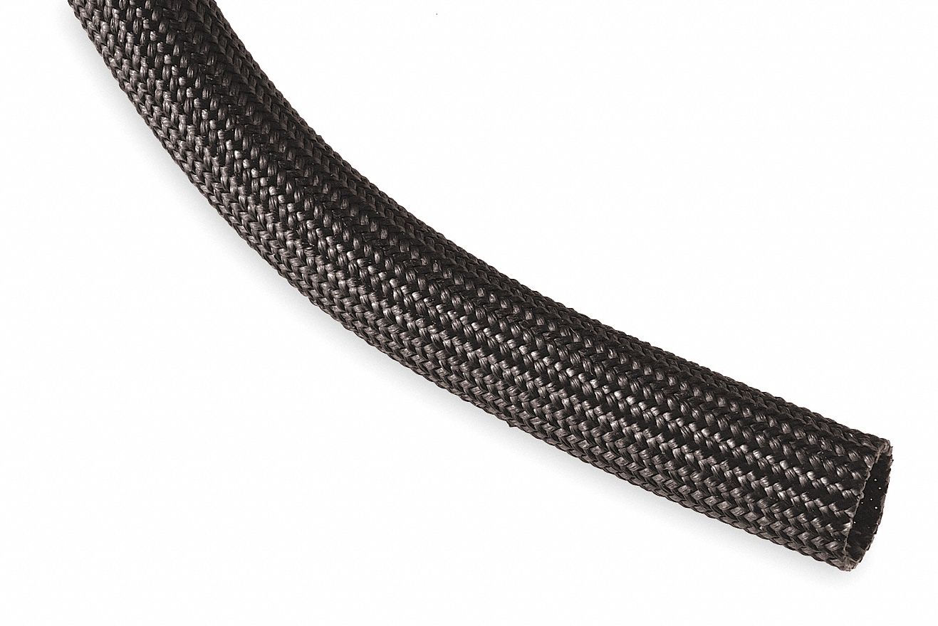 Sleeving, 3/4 In 1200 F Fiberglass, 10 Ft