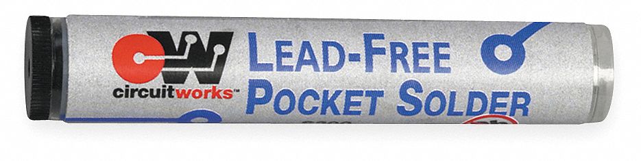 Solder Wire w/Rosin Core, Melts 422-428 F