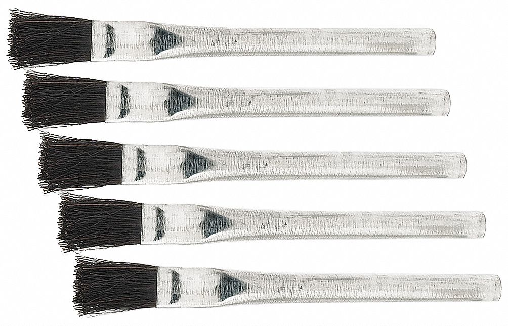 Acid/Paste Brush, 4 in 1, 3.75 In L, PK 5