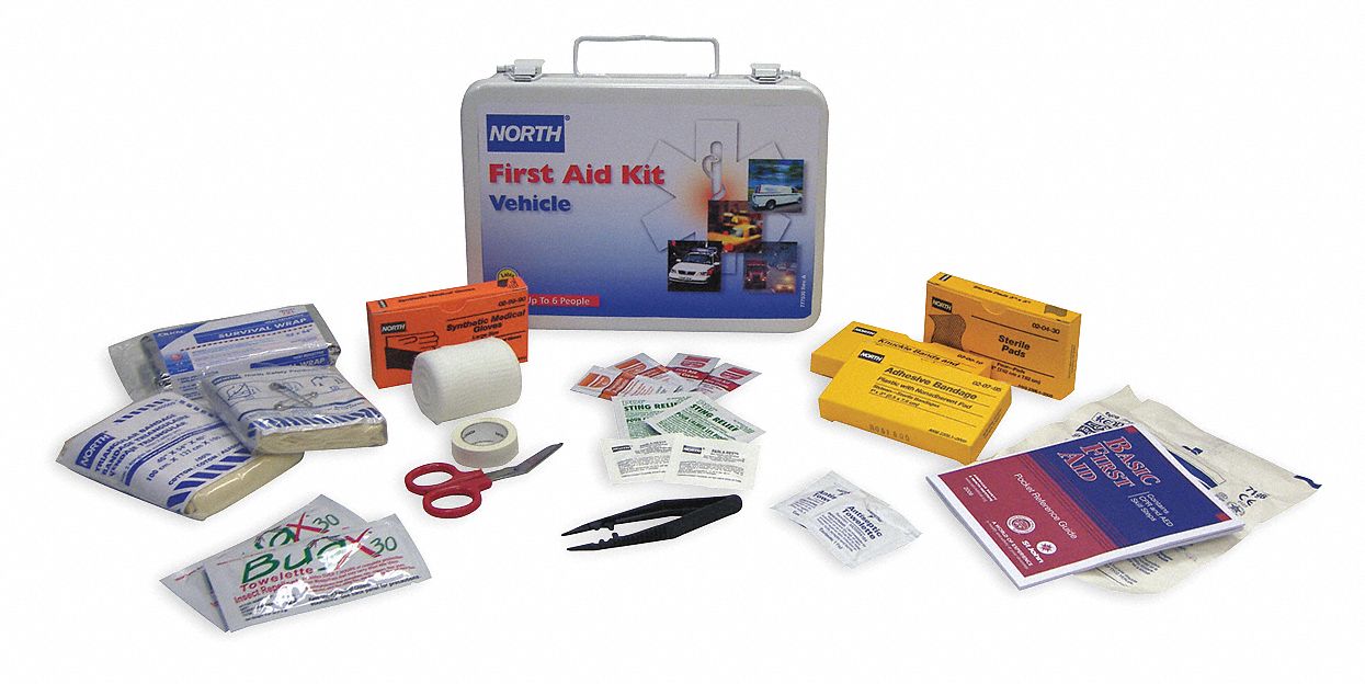 Vehicle First Aid Kit, People Served 6