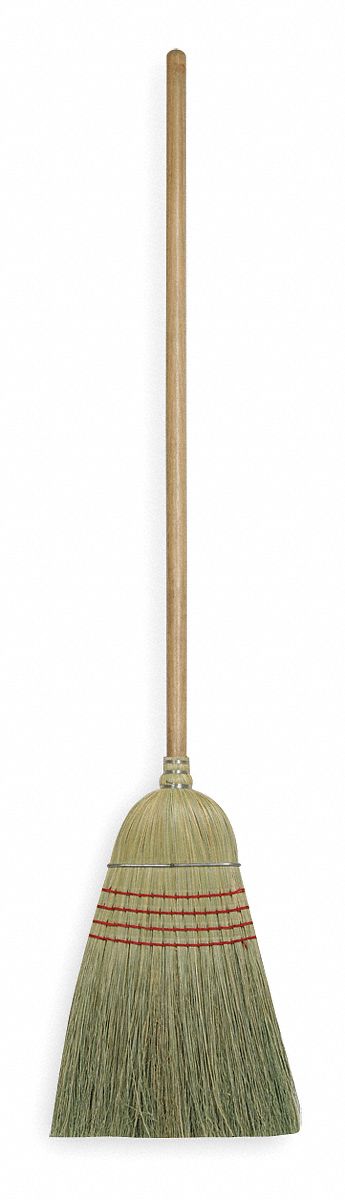 Warehouse Broom, 56 In. OAL, 18In. Trim L