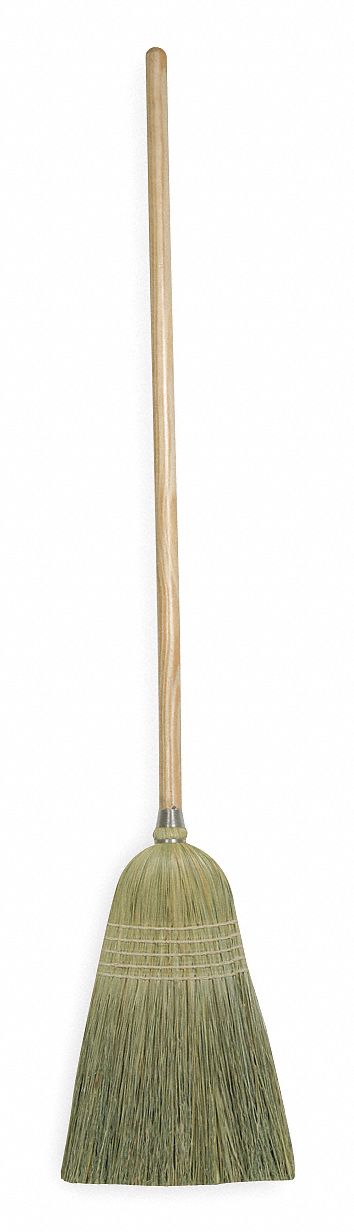 Janitor Broom, 56 In. OAL, 17In. Trim L