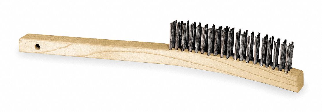 Scratch Brush, Rows 3 x 19, Carbon Steel