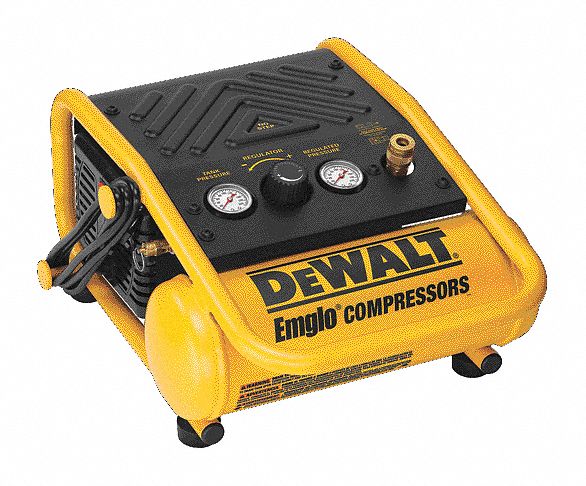 Air Compressor, 0.3 HP, 120V, 135 psi