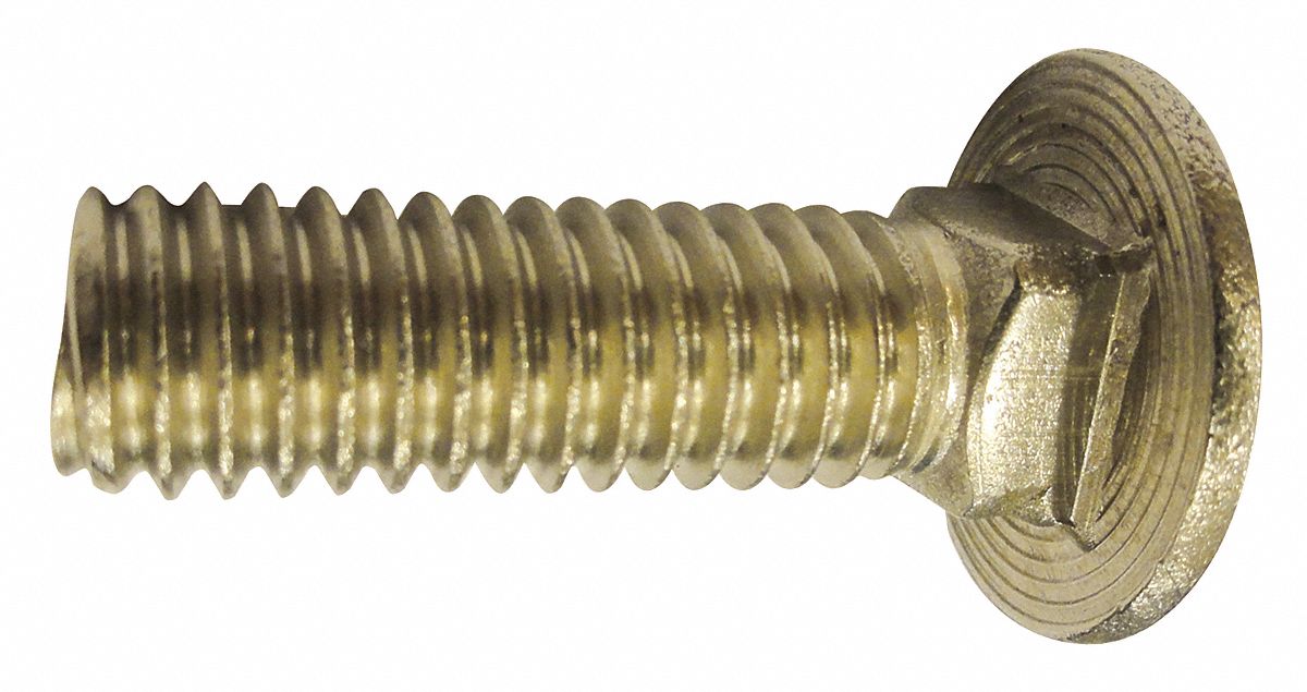 Carriage Bolt, 5/16-18x3/4 L, Pk25