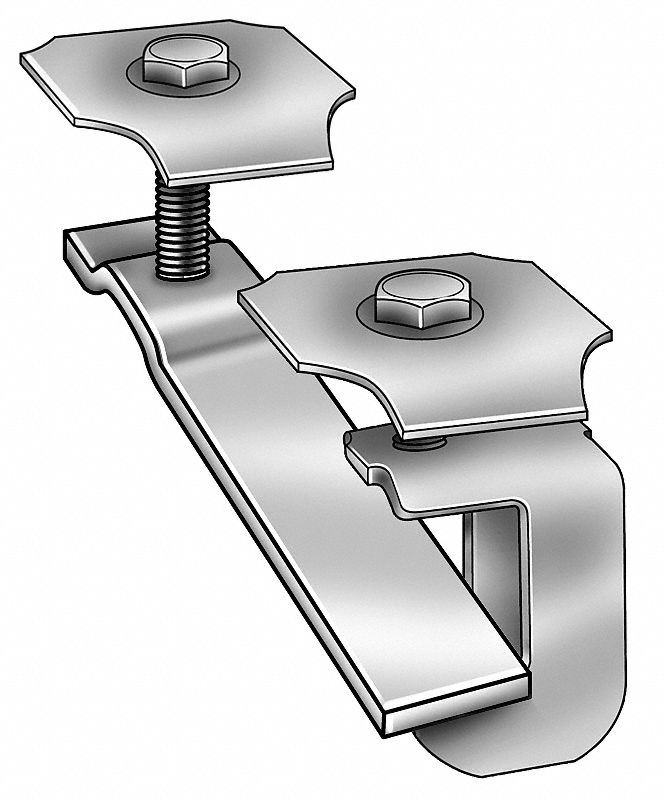 Grating Clip, Connector, 1 1/2 Bar H, PK 10