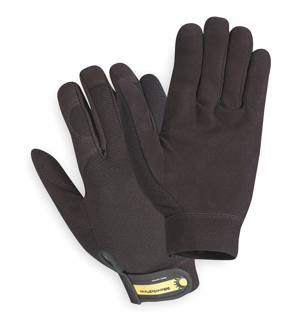 Mechanics Gloves, Black, M, PR
