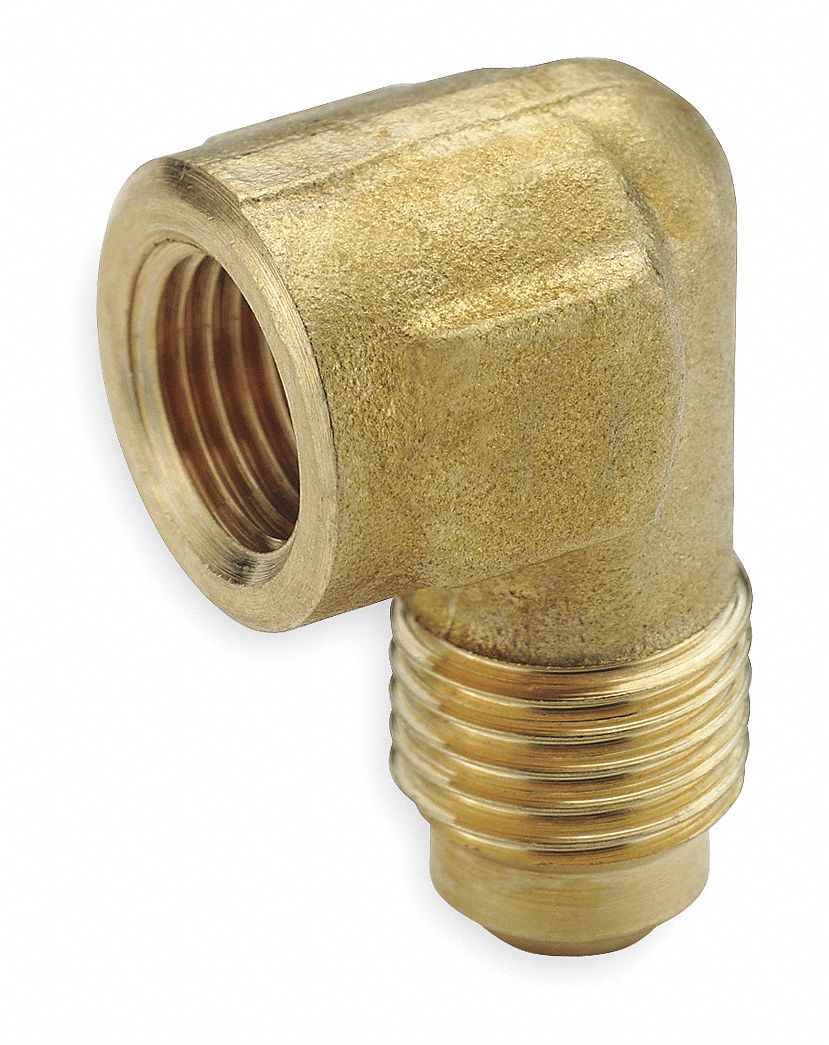 Female Elbow, Flare, 5/16 In Tube, PK 10