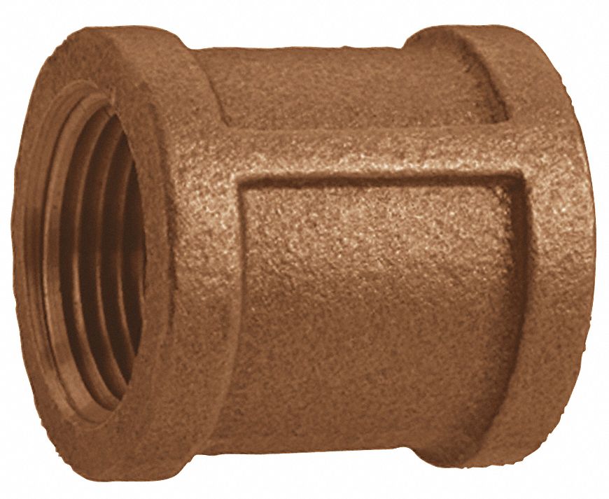 Coupling, Red Brass, 3/4 In, 150 PSI