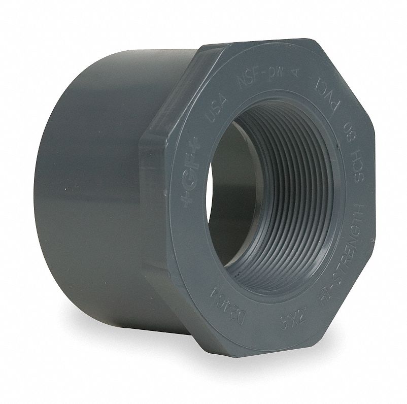 Reducer Bushing, 3x2In, SPGxFPT, CPVC