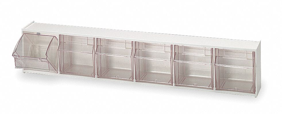 Bins, 6 Tip Out, Ivory