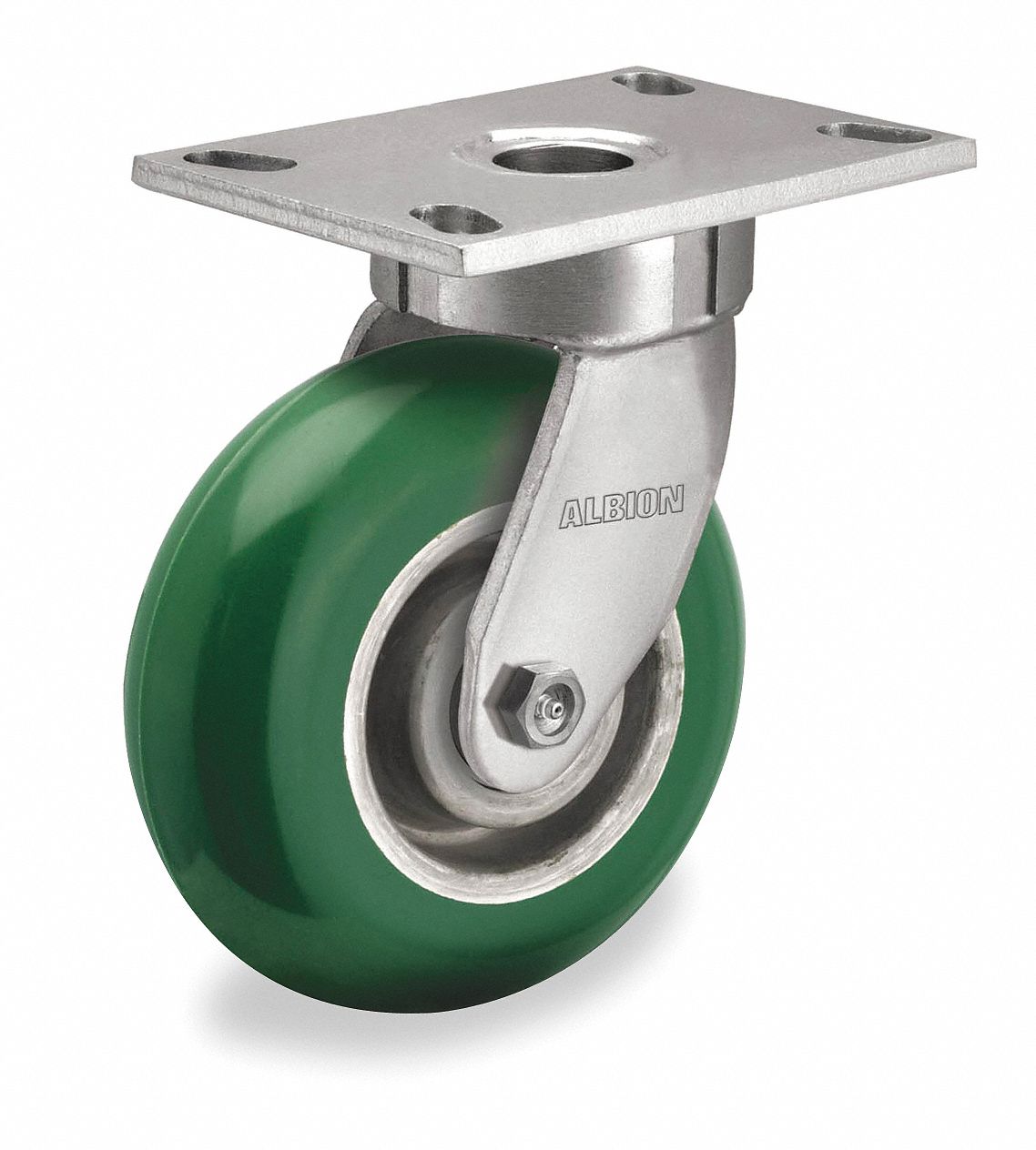 Kingpinless Swvl Caster, 1250 lb, 6 In Dia