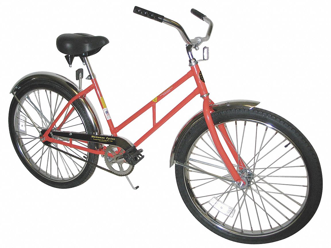 Bicycle, Ladies Style, 26 In Wheel, Orange