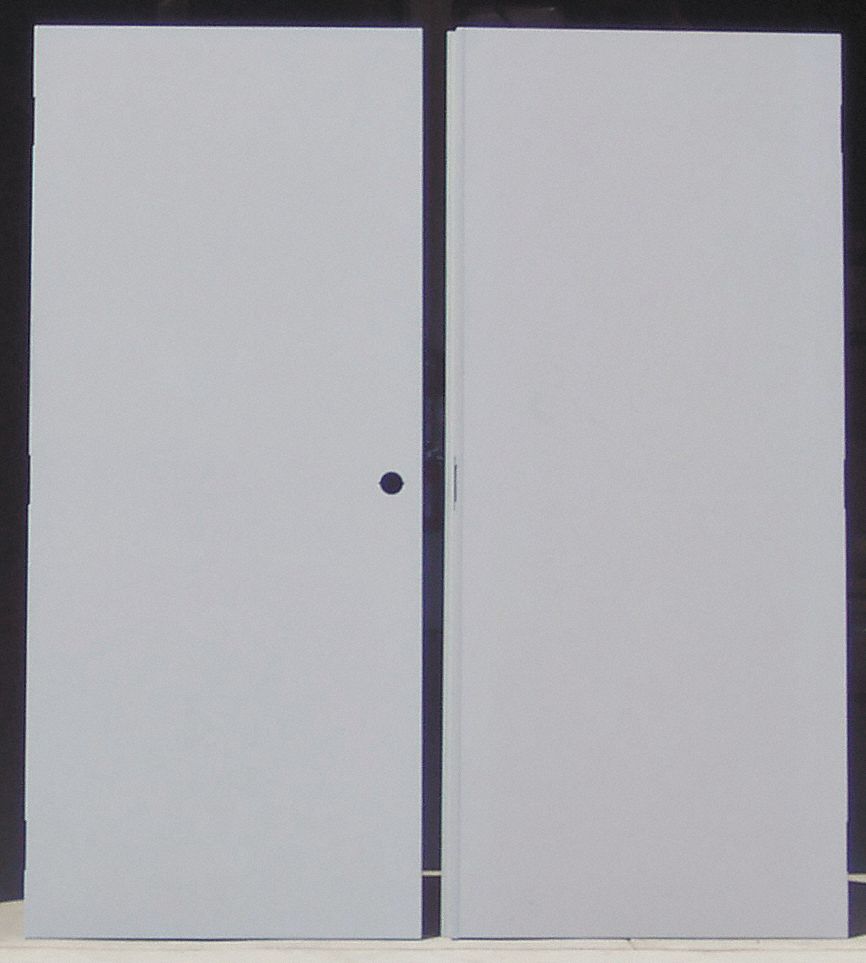 Flush Double Door, Type CE, Steel, PK 2