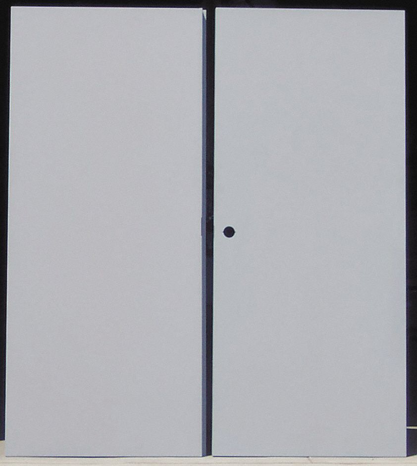 Flush Double Door, Type CE, Steel, PK 2