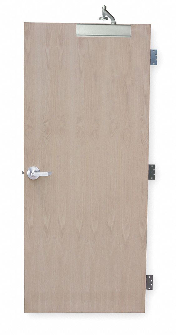 Security Door, Type CE, Red Oak Veneer