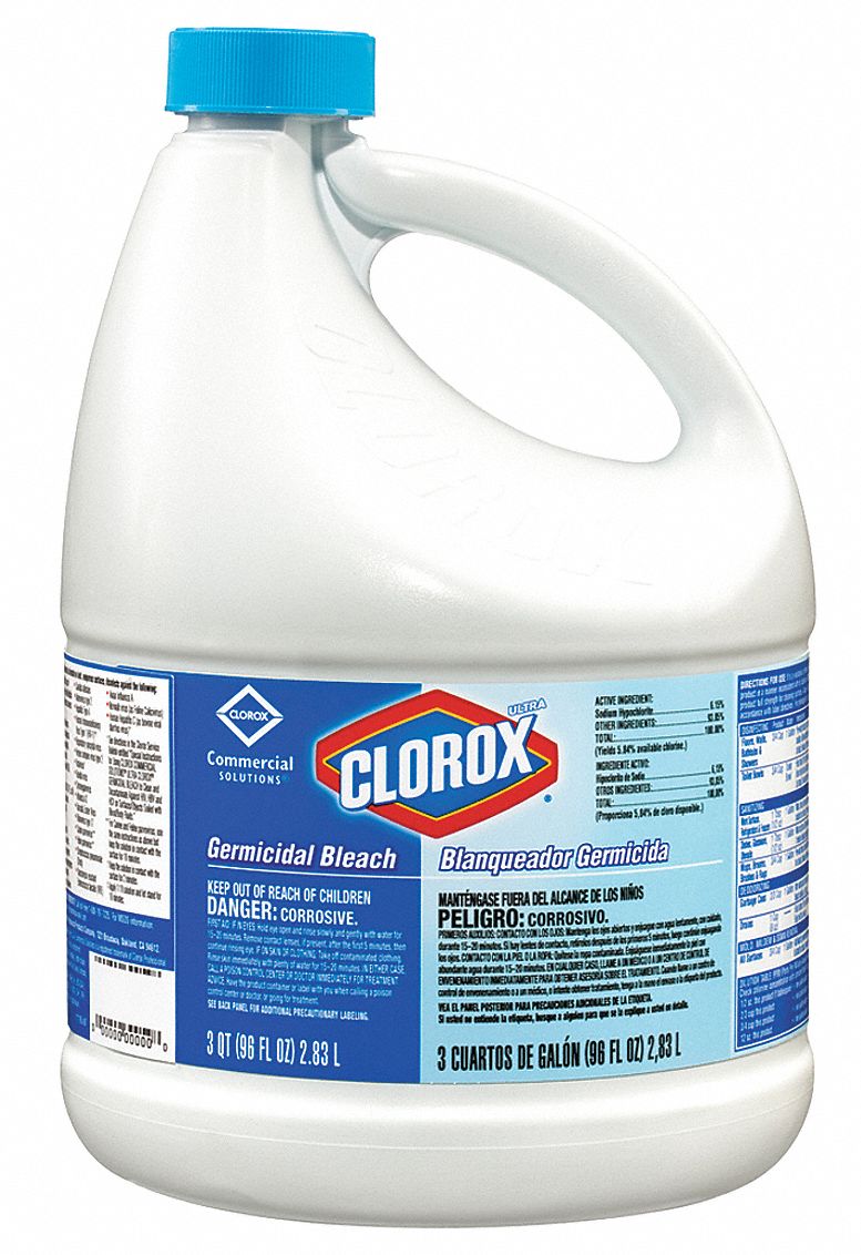 Bleach Germicidal, Size 96 oz., PK 6