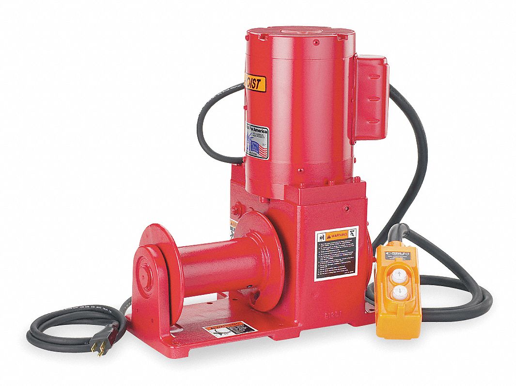 Electric Winch, 8-7/8 In. W, 14-3/8 In. L