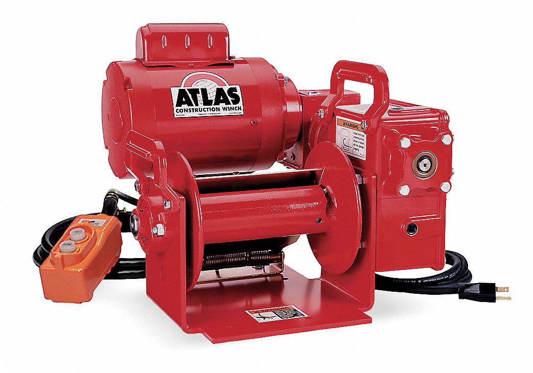 Electric Winch, 16-3/4 In. W, 18 In. L