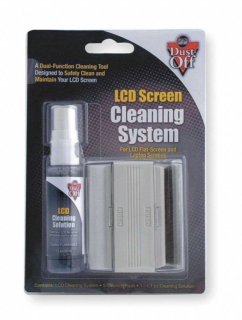 LCD Cleaning System, 8 1/4Hx5 1/2W In
