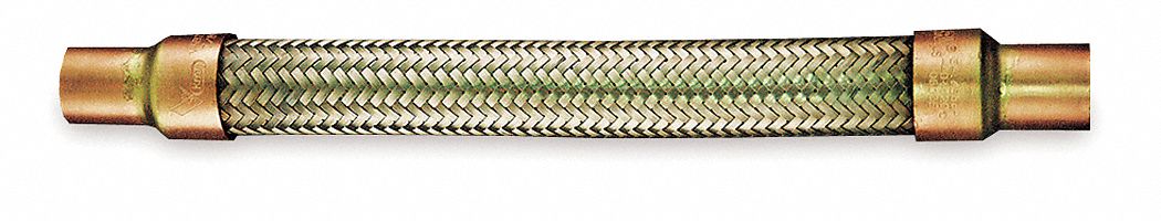 Vibration Absorber, L 9 3/4 In, SS Braid