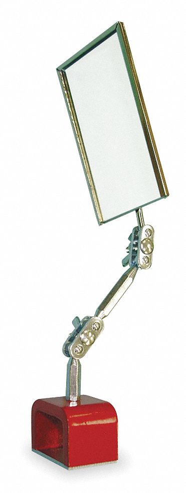 Inspection Mirror, 11 1/2 In L, Rectang
