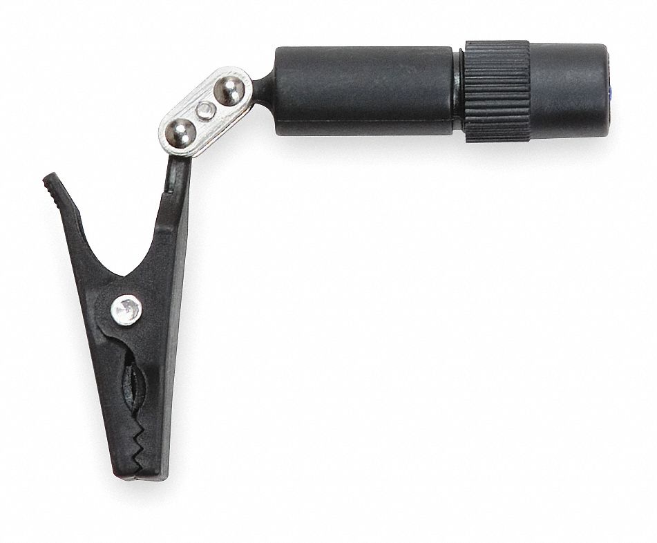 Clip On Mini Light, 4 In OAL, 1/2 In Jaw